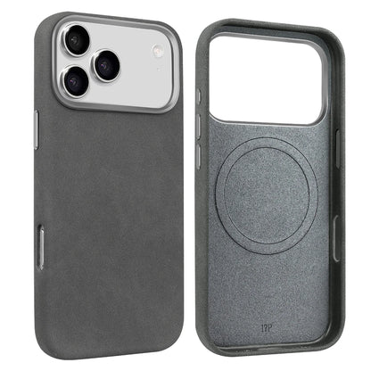 Suede Phone Case for iPhone 18 Pro with Magnetic Wireless Charging Anti-Drop Cover Compatible with iPhone 18 17 16 15 Pro Max
