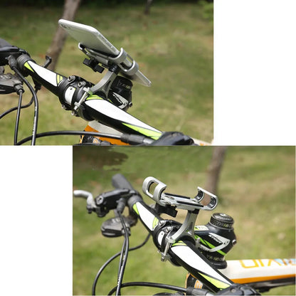 Motorcycle Bicycle Phone Holder Aluminum Alloy 360 Rotate Anti-slip Bracket Support GPS Clip Bike Phone Stand for iPhone Xiaomi