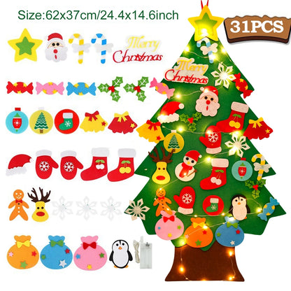 Kids DIY Felt Christmas Tree