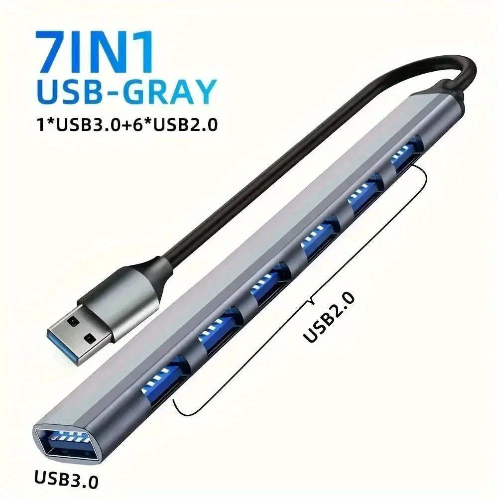 8-in-1 USB C Hub 4K HDMI Adapter with RJ45 & Card Reader
