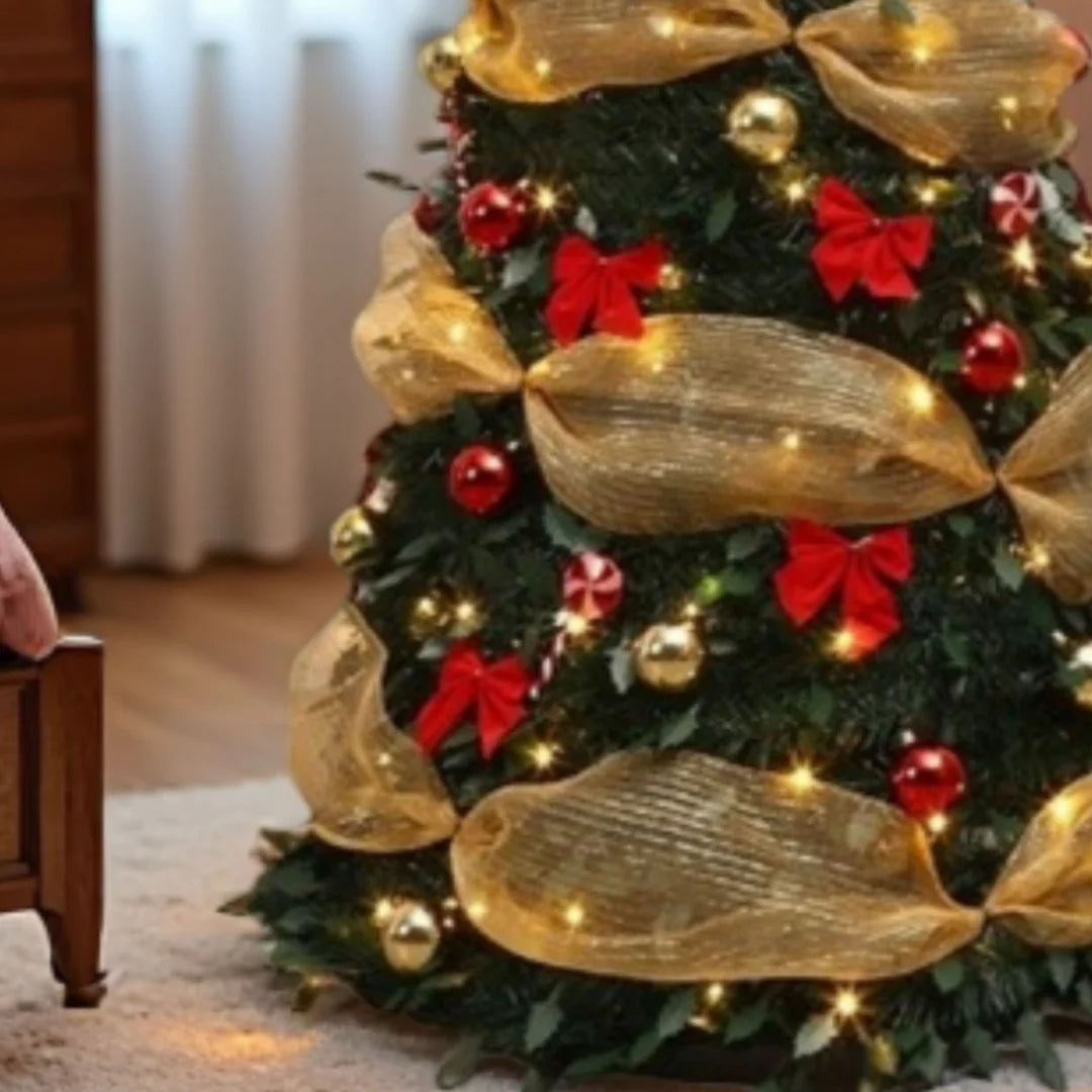 Retractable Folding PVC Christmas Tree