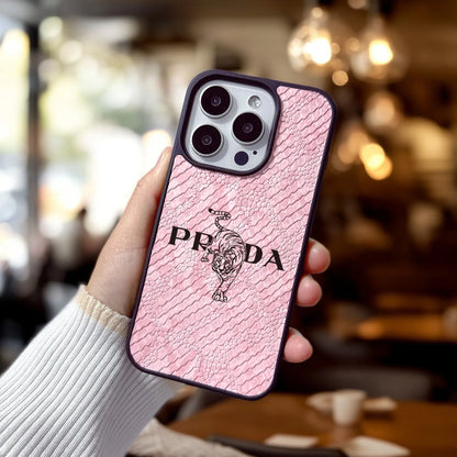 leather tiger phone case for iphone 17 16 15 14 plus 13 12 11 pro max 16e cover Luxury funda 3D snakeskin pattern cases carcasa