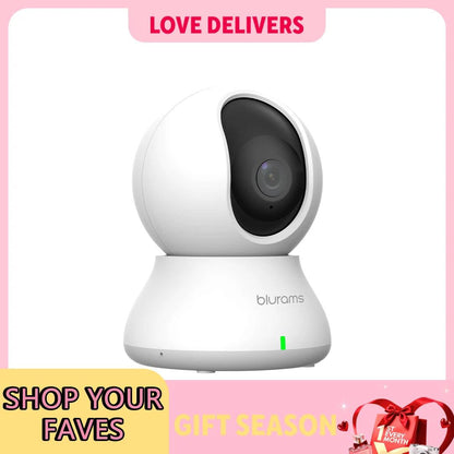 Baby Monitor Camera 2K HD Home Security Camera with Motion Detection and Two-Way Audio, Easy Setup, Clear Day & Night