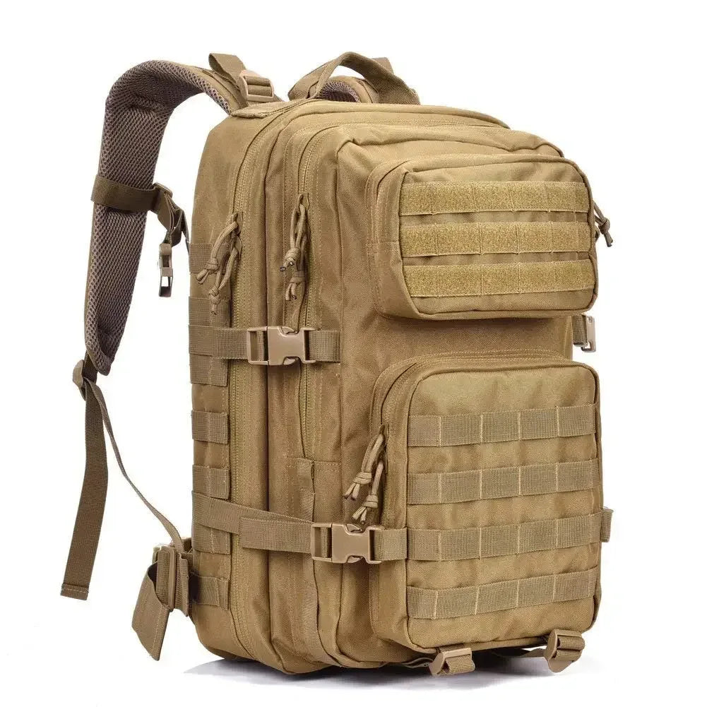45L Tactical Backpacks Molle Assault Pack 3 Day Bug Out Bag Hiking Treeking Rucksack Fitness Camping, Daily Work - Urbizia