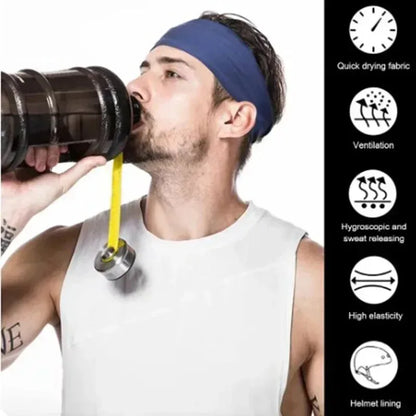 Sports Headband, Cycling/Yoga/Running/Fitness/Tennis/Yoga/Gym For Men and Women,Sports Hair Accessories Sport Sweat Headband - Urbizia