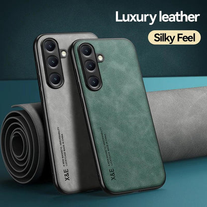 Luxury Ultra-Thin PU Leather Phone Case for Samsung Galaxy