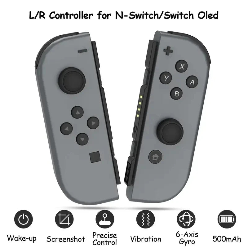 Wireless Controller For Nintendo Switch NS/OLED/LITE Gamepad Joystick Dual Vibration Turbo Remote Control 6 Axis Gyro L/R Joypad