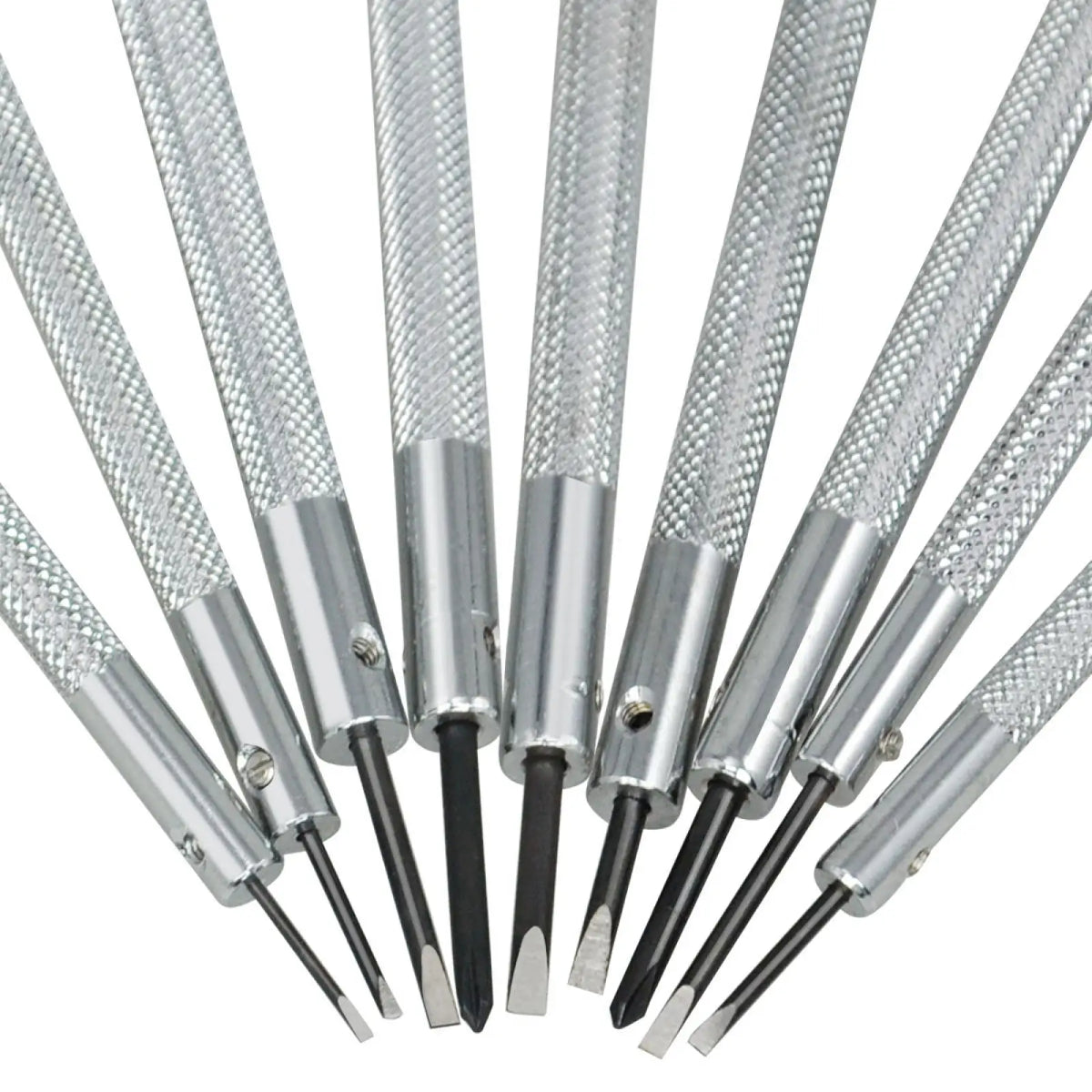 9 in 1 Precision Screwdriver Set with 9 Extra Blades, Rotating Stand for Watch Eyeglass Electronics Repair Tools