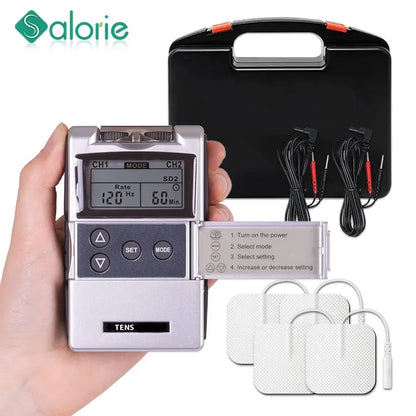 EMS TENS Unit Machine EMS Electric Muscle Therapy Stimulator Physiotherapy Pulse Electric Massage Device Back Body Neck Massager - Urbizia