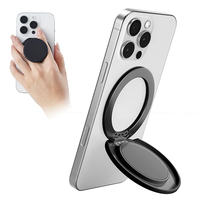 Grippopso NEW Magnetic Phone Grip for MagSafe 360° Rotate Phone Ring Holder And Kickstand For Samsung For iPhone 16/15/14/13/12