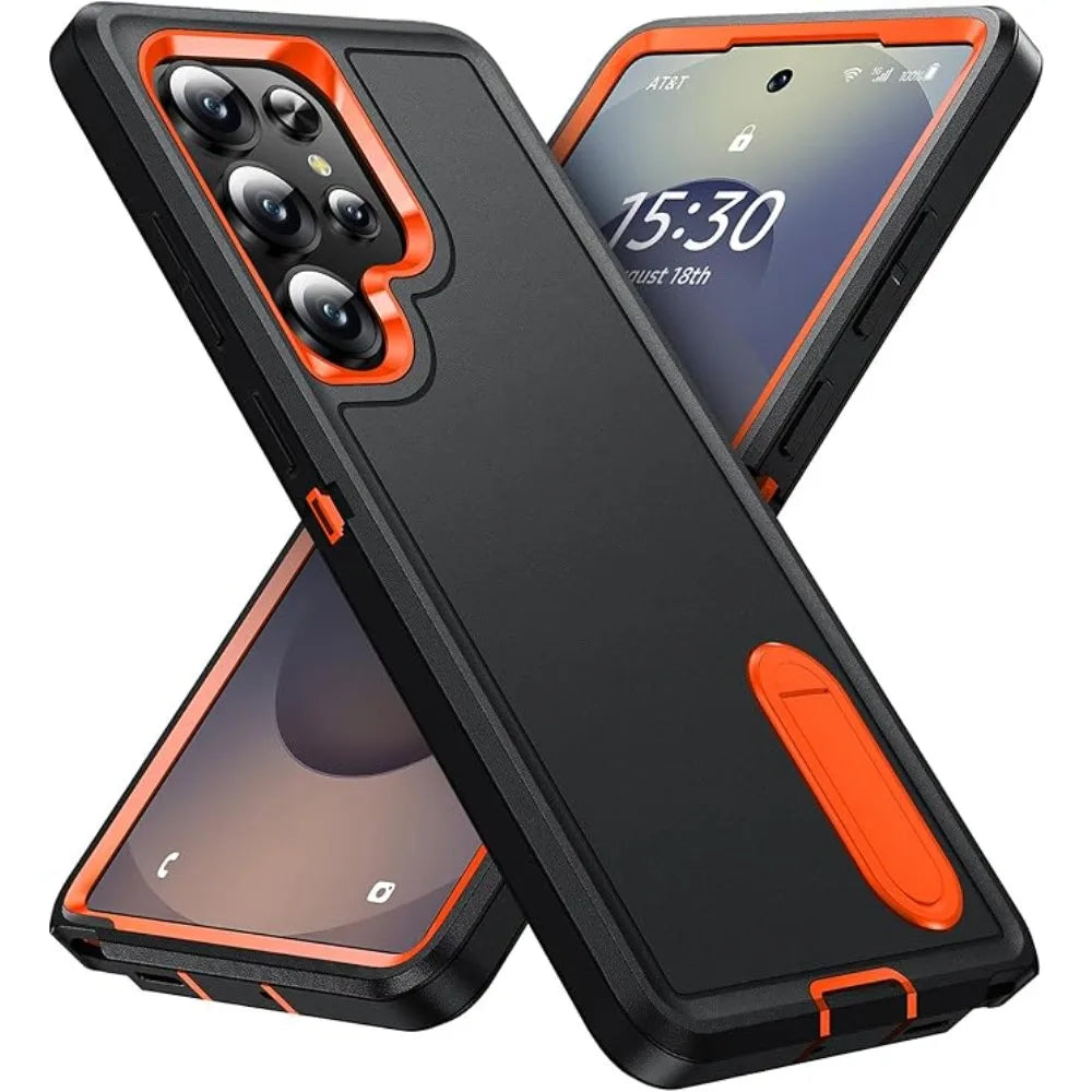 Military Grade Anti-Drop Case With Built-in Kickstand For Samsung Galaxy S26 Plus S25 S24+ S23 FE S22 Ultra Plus Protector Cover