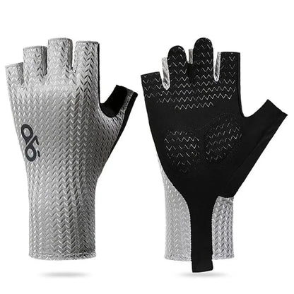 Summer Breathable Half Finger Cycling Gloves Ultralight Road Bike Gloves Anti-Slip Silicone Pad Cooling Sport Gear