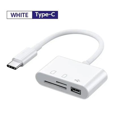 3-in-1 Type-C Card Reader OTG Adapter (TF/SD/USB)