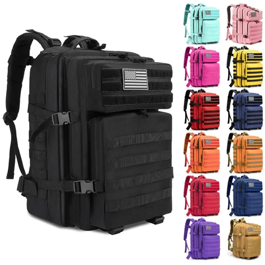 50L/30L Elite Tactical Backpack | 3X Stronger Work & Military Backpack | Resistant and Heavy Duty | 3 Day MOLLE Bug Out Bag