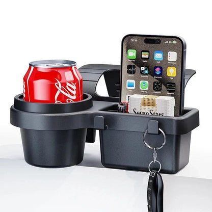 Car Door Window Cup Holder and Storage Tray