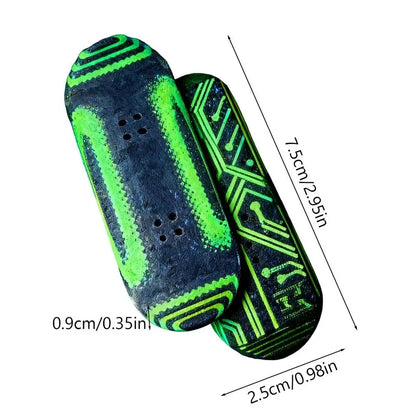 Novelty Finger Skateboards Magnetic Mini Deck Fidget Finger Skate Board for Stress Relief Boy Girl Party Classroom Birthday Gift
