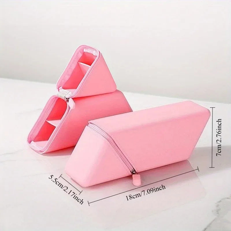 Foldable Silicone Pen Holder-Large Capacity Expandable Pencil Cup for Desk, Study & Office, Portable Gift for Students/Teachers - Urbizia