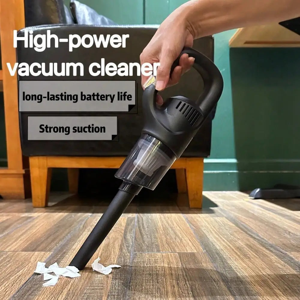 Portable Wireless Handheld Vacuum Cleaner, Car Vacuum Cleaner. Dual Use For Car And Home - Comes With 3 Brush Heads. USB Rechargeable (Includes 1800mAh Lithium Battery). 3100Pa Strong Suction, Detachable Dust Cup. Ergonomic H