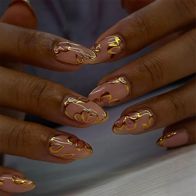 Black Cool Fake Nails – Halloween Bat Press on Nails