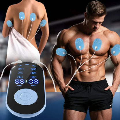 EMS NMES TENS Full Body Electronic Massager – 18 Modes, 30 Intensity Levels - Urbizia
