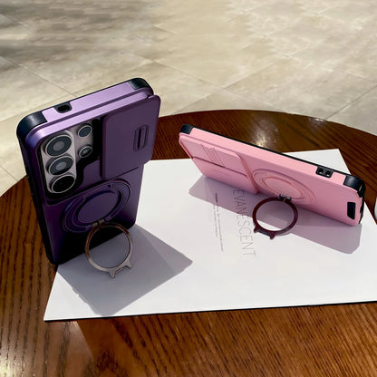Shockproof Armor Case For Samsung Galaxy S26 S25 S24 S23 Ultra Plus FE A57 A37 A17 A27 A56 A36 A16 A55 A15 A54 5G 4G Stand Cover