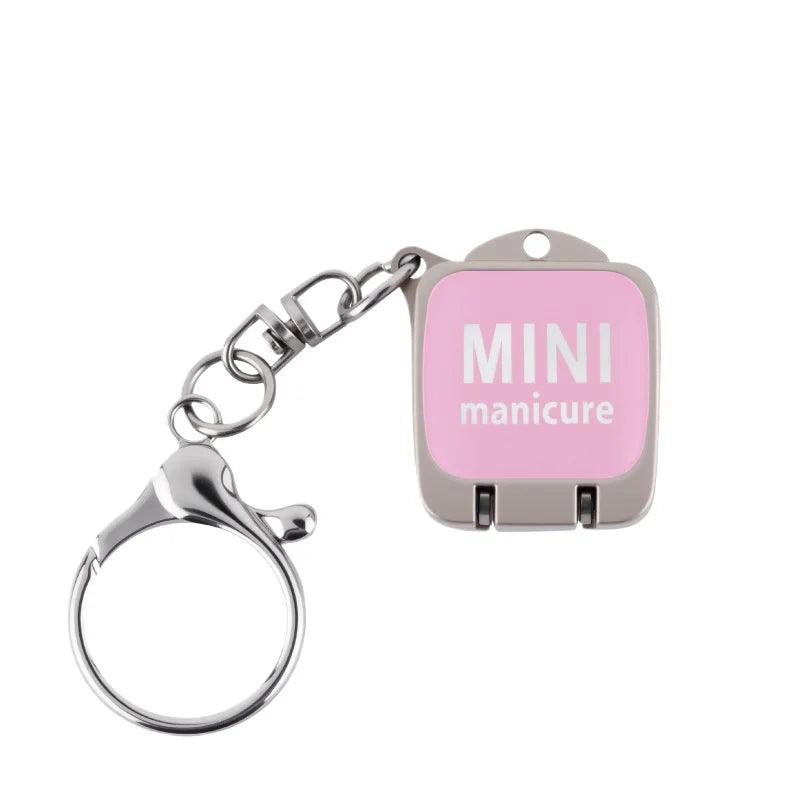 1pc Cute Nail Clippers with Storage Stainless Steel Compact & Portable Nail Trimmer with Blade Angle Durable Manicure Tool