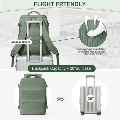 Ryanair-Approved Cabin Backpack 40x20x25cm – Travel Laptop Bag
