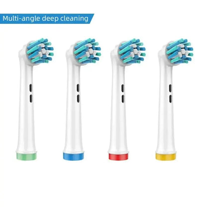4PCS Dupont Bristle Electric Toothbrush Heads Whiten Teeth/Daily Clean/Precison Cleaning/Soft Care Teeth Function For Oral B - Urbizia