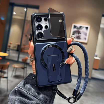 Multi-functional strap/lanyard, lens protection, dual-stand magnetic phone case for Samsung Galaxy S26 S25 24 S23 Ultra A16 A17