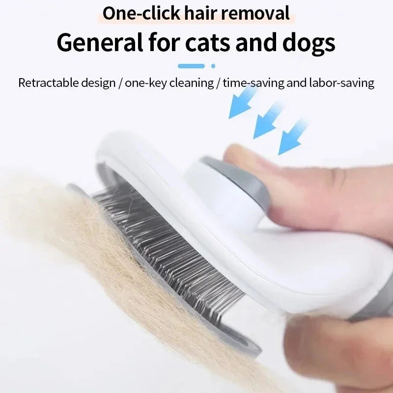 Self-cleaning Pet Hair Removal Comb - Urbizia