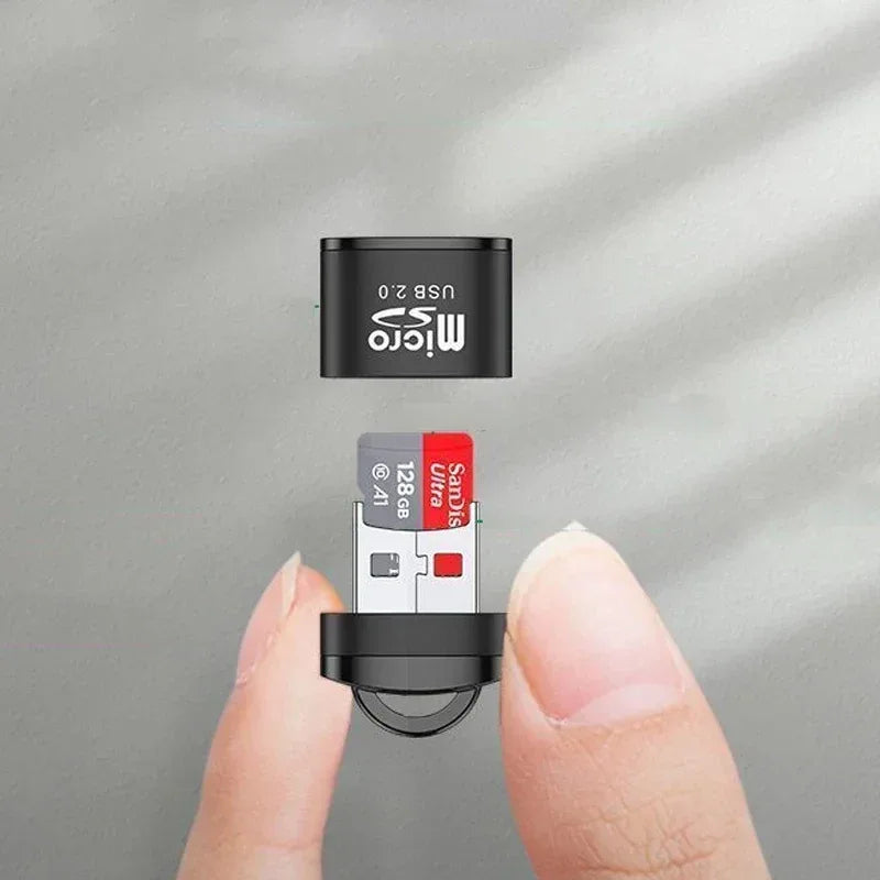USB 2.0 Mini SD & TF Card Reader Adapter