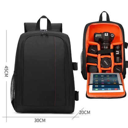 Shoulder Camera Bag Backpack Suitable for Canon, Nikon, Sony Digital Mirrorless Camera Bag, lightweight, Professional, Large Cap