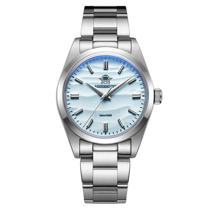 ADDIESDIVE Hot Sale AD2030 Without LOGO Watch Stainless Steel 100M Waterproof Quartz Watches 3D Sand Dial Men's Wristwatch Dress