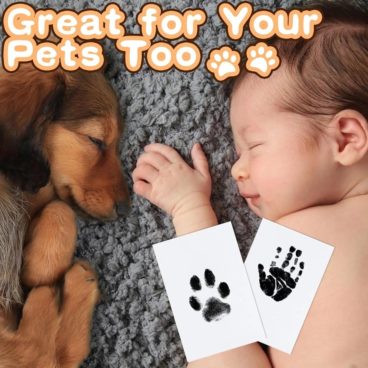 Paw Print Ink Pad Kit – DIY Dog and Cat Keepsake