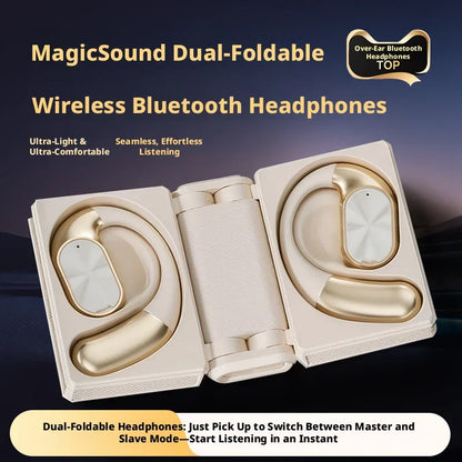 Monster AC530 Open Bi-Folding Wireless Bluetooth Headset, Perfect for Sports and Running Enthusiasts