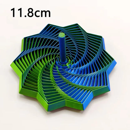 3D Sensory Fidget Star Spiral Visual Illusion Toy