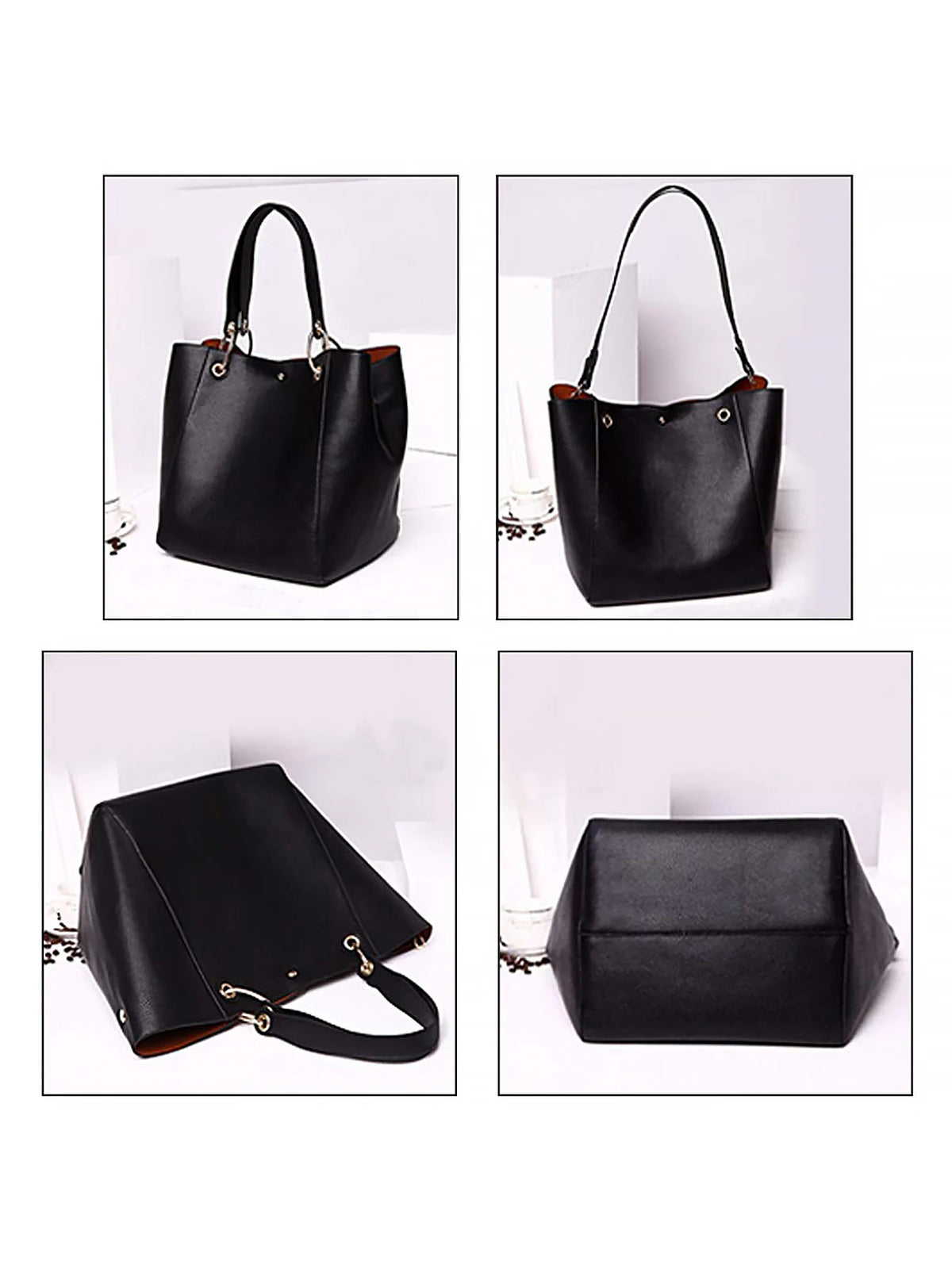 Pahajim Handbags for Women Large Tote Bag PU Leather Waterproof Handbags Shoulder Bag Womens Top Handle Bag for Work Shopping Ba