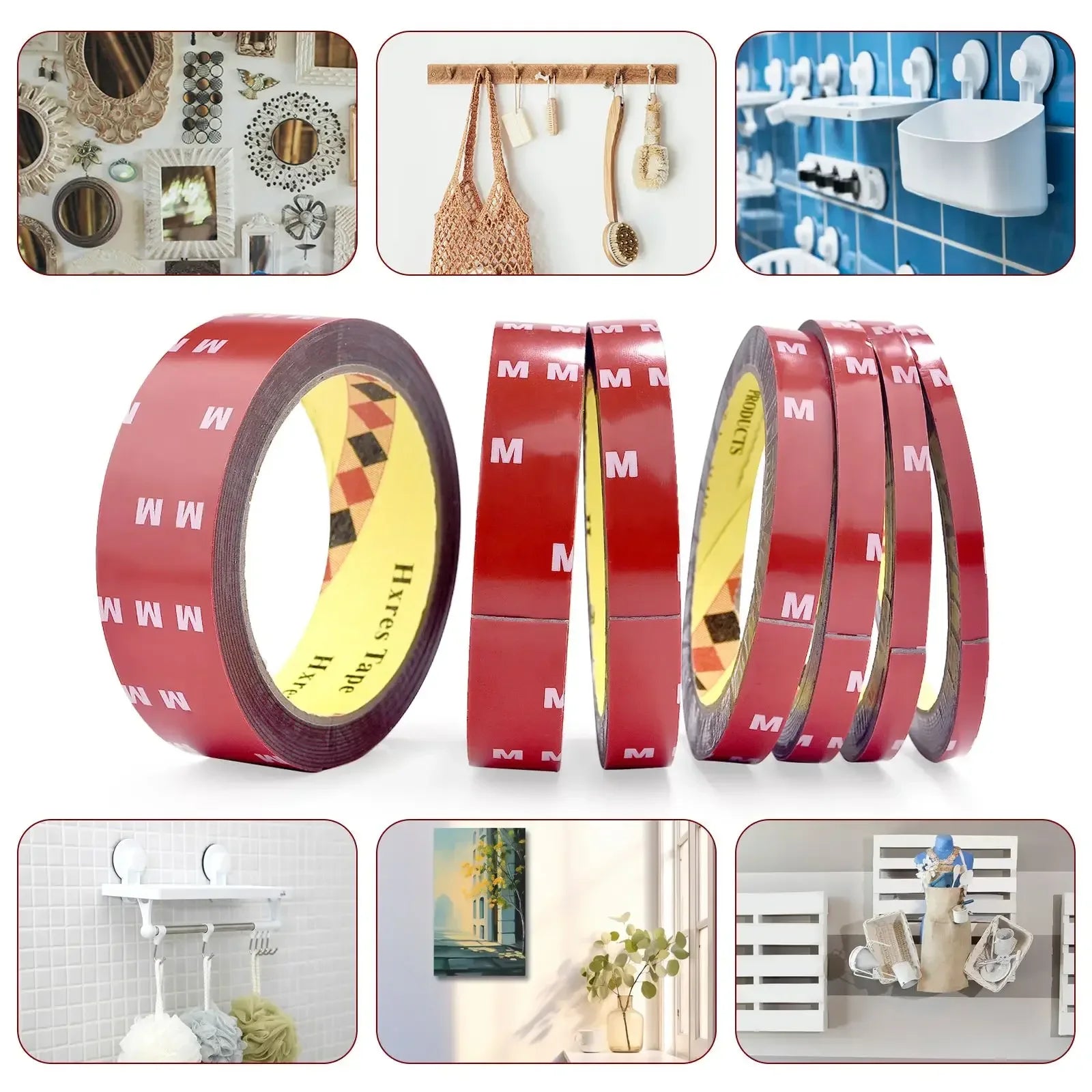 3Meters Strong Double Sided Adhesive Tape With High Viscosity For Automotive Use High Temperature Resistant Fixed Adhesive Patch - Urbizia