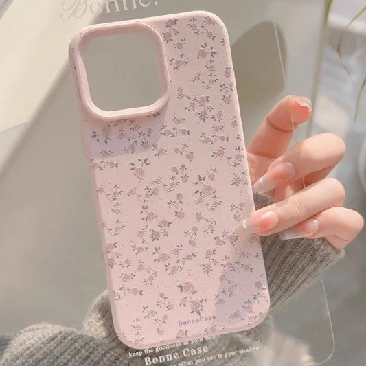 iPhone Flower Pattern Silicone Case – Shockproof Bumper