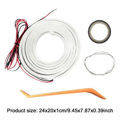 2/4M Car High Brightness Trunk Lighting Ambient Light Interior Decoration Led Wireless Automatic Sensing Tailgate Light Strip