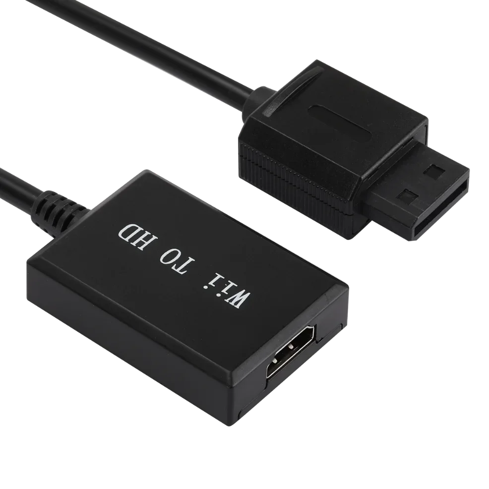 1080P Wii to HDMI Compatible Video and Audio Adapter Wii to HDMI Compatible Adapter Converter HD Supports Wii HD Monitor