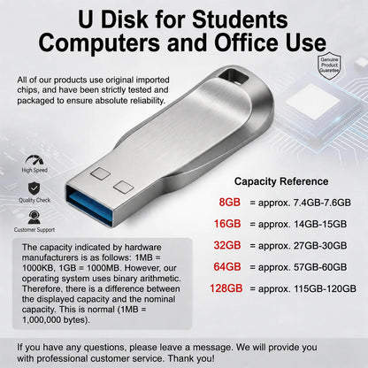 USB flash drive 128GB 64GB 32GB 16GB 3.0 high-speed PenDrive 128GB 64GB USB memory stick 32GB 16GB USB flash drive