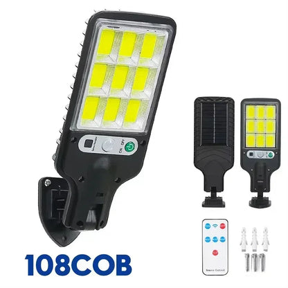 Newest Solar LED Light 300000LM Outdoor Solar Lamp Of Motion Sensor 4 Mode Waterproof IP65 Solar Garden Light Street Yard Lanter - Urbizia