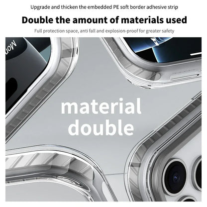 MagSafe Clear Case with PE Striped Border for iPhone