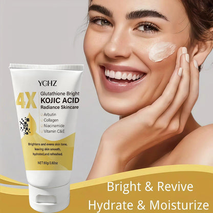 Kojic Acid Whitening Face Cream – Dark Spot Removal, 80g, Unisex
