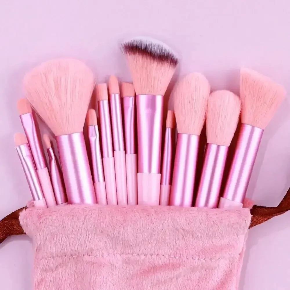 13-Piece Professional Makeup Brush Set – Soft & Fluffy Cosmetic Brushes