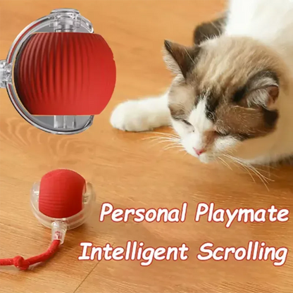Intelligent interactive cat ball long-lasting and durable easy to clean intelligent obstacle avoidance pet dog toys - Urbizia