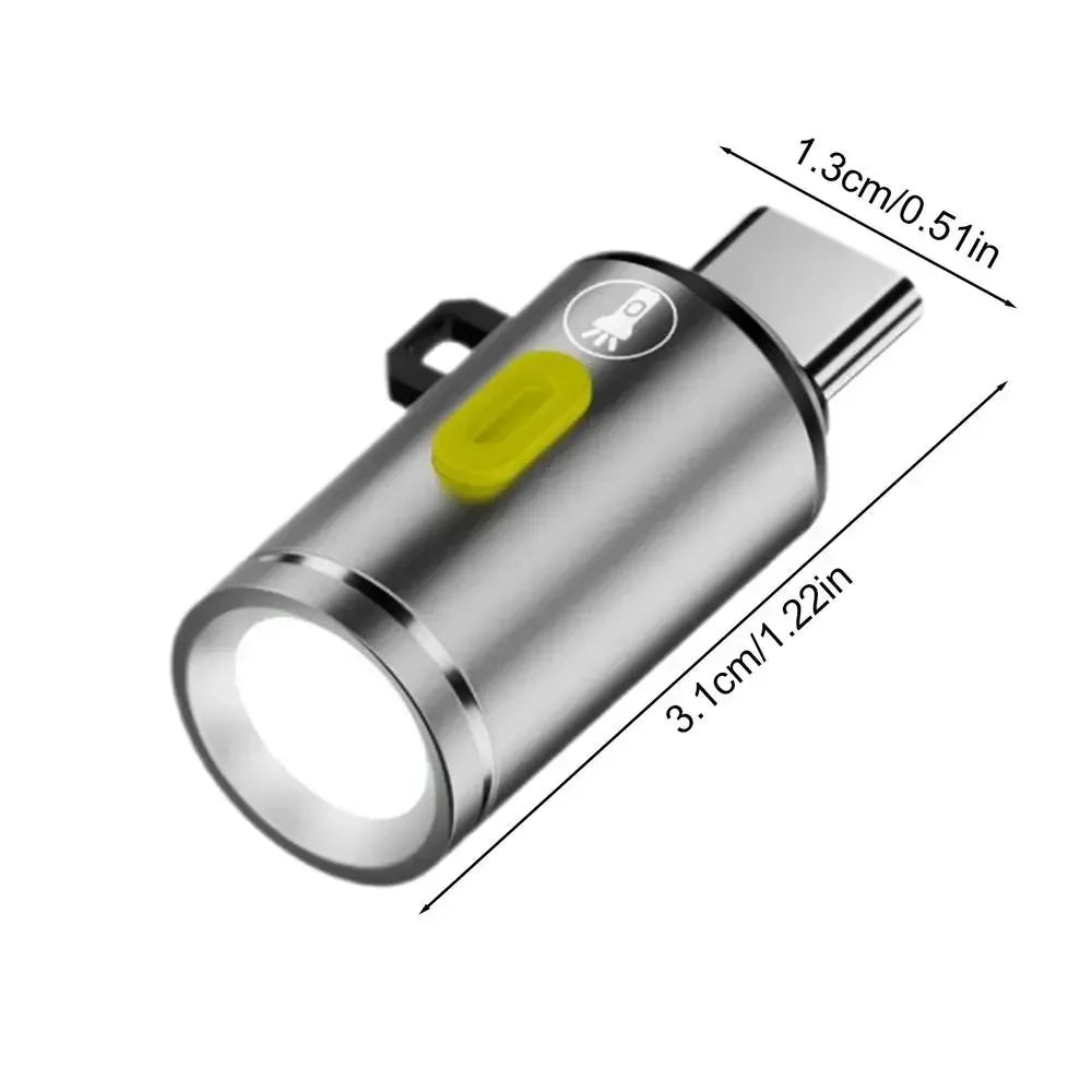 Type-C Rechargeable Mini LED Flashlight - Urbizia