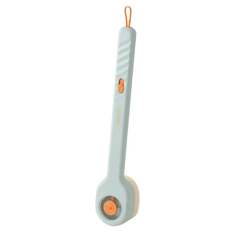 1pc Liquid Filled Soft Long Handle Hair Bath Brush, with A Back Rubbing Tool and A Long Handle for Showering Bath Accessories
