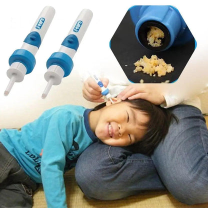 Portable Automatic Earwax Removal Kit Electric Earwax Vacuum Suction Electric Kit Remover Ear Cleaning Earspoon For Women Men